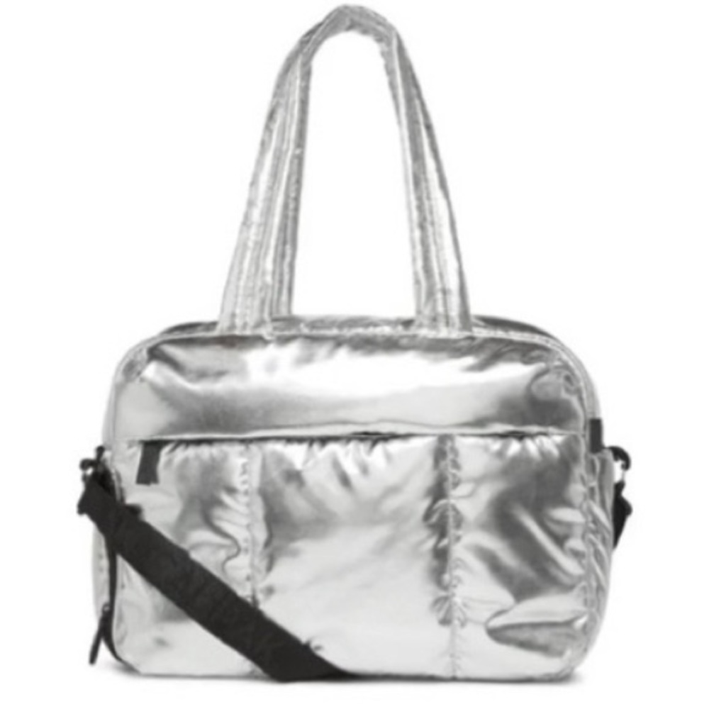 ISO Calpak Luka Duffel in metallic silver